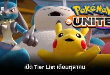 Tier List Pokemon Unite เดือนตุลาคม