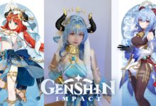 คอสเพลย์ Ganyu สไตล์ Nilou 10 คอสเพลย์ Ganyu สไตล์ Nilou