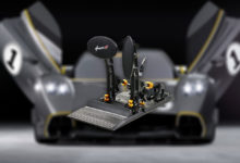 สุดจัด Asetek SimSports™ Pagani Huayra R Sim Racing ชุดแป้นเหยียบสำหรับเกมแข่งรถ