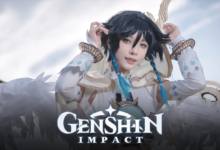 คอสเพลเยอร์แปลงโฉมเป็น Barbatos จาก Genshin Impact