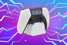 นาฬิกาปลุกในรูปแบบจอย PlayStation 5 32 นาฬิกาปลุกในรูปแบบจอย PlayStation 5