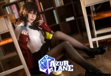 คอสเพลย์ Taihou จาก Azur Lane ในชุดนักเรียนแอบแซ่บ 8 คอสเพลย์ Taihou จาก Azur Lane ในชุดนักเรียนแอบแซ่บ