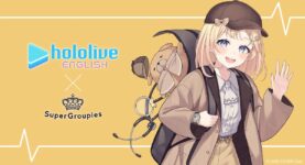"Hololive English -Myth-" x SuperGroupies แฟชั่นของ Watson Amelia พร้อมจำหน่ายแล้ว!