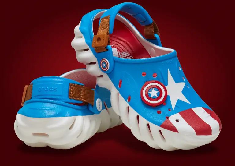 Marvel x Crocs Echo Clog Captain America Pack