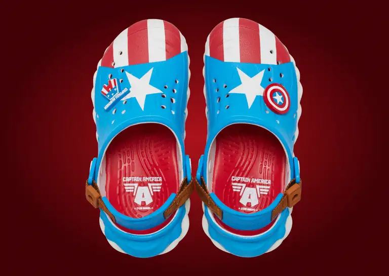 Marvel x Crocs Echo Clog Captain America Pack