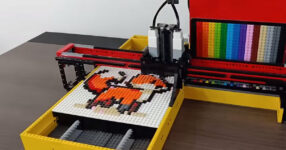 สุดจัด! สร้างเครื่องพิมพ์ LEGO ในการสร้างภาพตัวต่อ Pixel