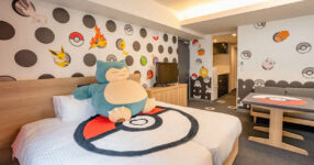 ห้องพักสุดเก๋ในญี่ปุ่นตกแต่งห้องในธีม Pokemon