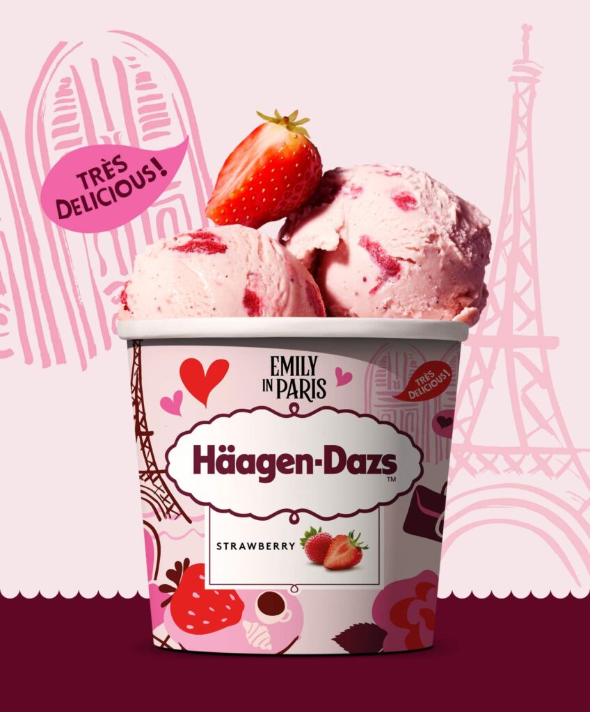 Häagen-Dazs x Emily in Paris