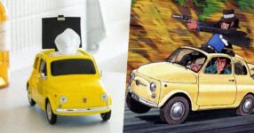น่าใช้อยู่นะกับกล่องทิชชู่ FIAT 500 ในเรื่อง Lupin III