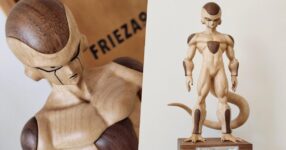 สวยกริ๊บเนียนตาน่าสะสม ! งานไม้ท่าน Frieza จาก Dragon Ball Z