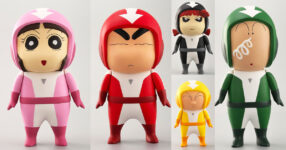 ปกป้องโลกไปด้วยกันกับฟิกเกอร์หน่วยพิทักษ์คาซึคาเบะ Crayon Shin-chan