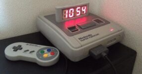 บรรเจิดไปอีกนาฬิกาดิจิตอลจากเครื่อง Super Nintendo