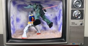 แจ่มจัด! สร้างฉากภาพจำ Mobile Suit Gundam แบบสามมิติ