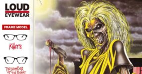 เสื้อยืดวงร็อคหลบไป นี่แว่นตาวงร็อค IRONMAIDEN สุดคลาสสิก