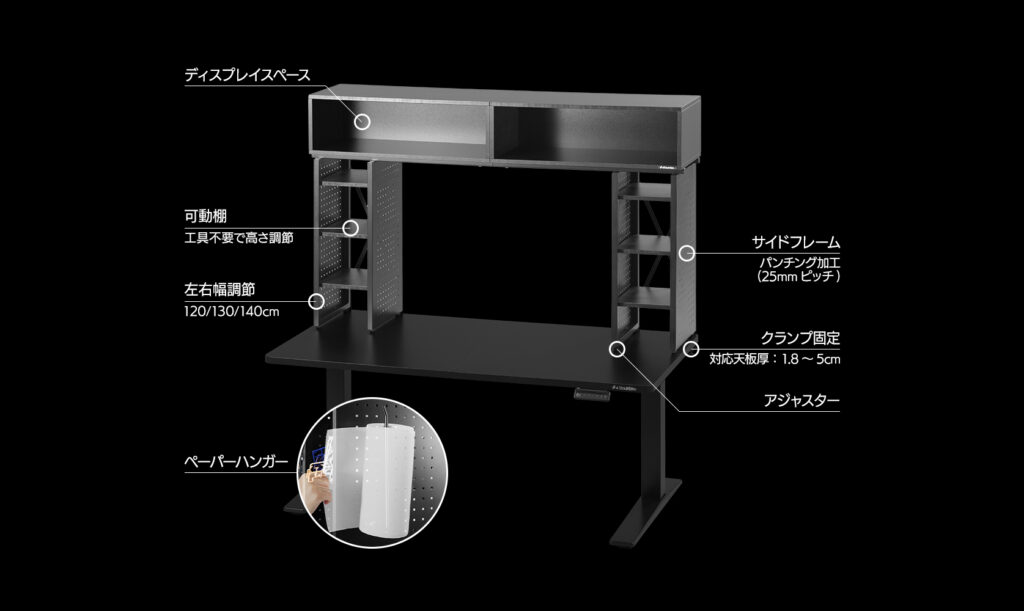 Modeler Desk Rack