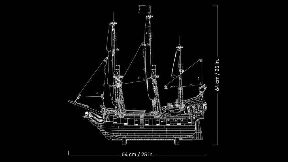 LEGO ปล่อย Black Pearl เรือโจรสลัดในตำนานที่กลับมาโลดแล่นอีกครั้ง 16 LEGO ปล่อย Black Pearl เรือโจรสลัดในตำนานที่กลับมาโลดแล่นอีกครั้ง
