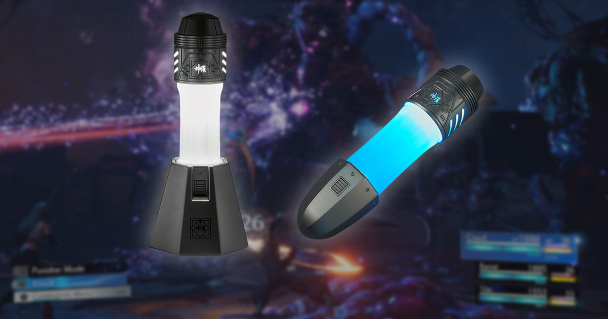 มาส่องแสงให้กับห้องของคุณด้วยไฟ Mega-Potion จาก Final Fantasy VII กันเถอะ 1 มาส่องแสงให้กับห้องของคุณด้วยไฟ Mega-Potion จาก Final Fantasy VII กันเถอะ