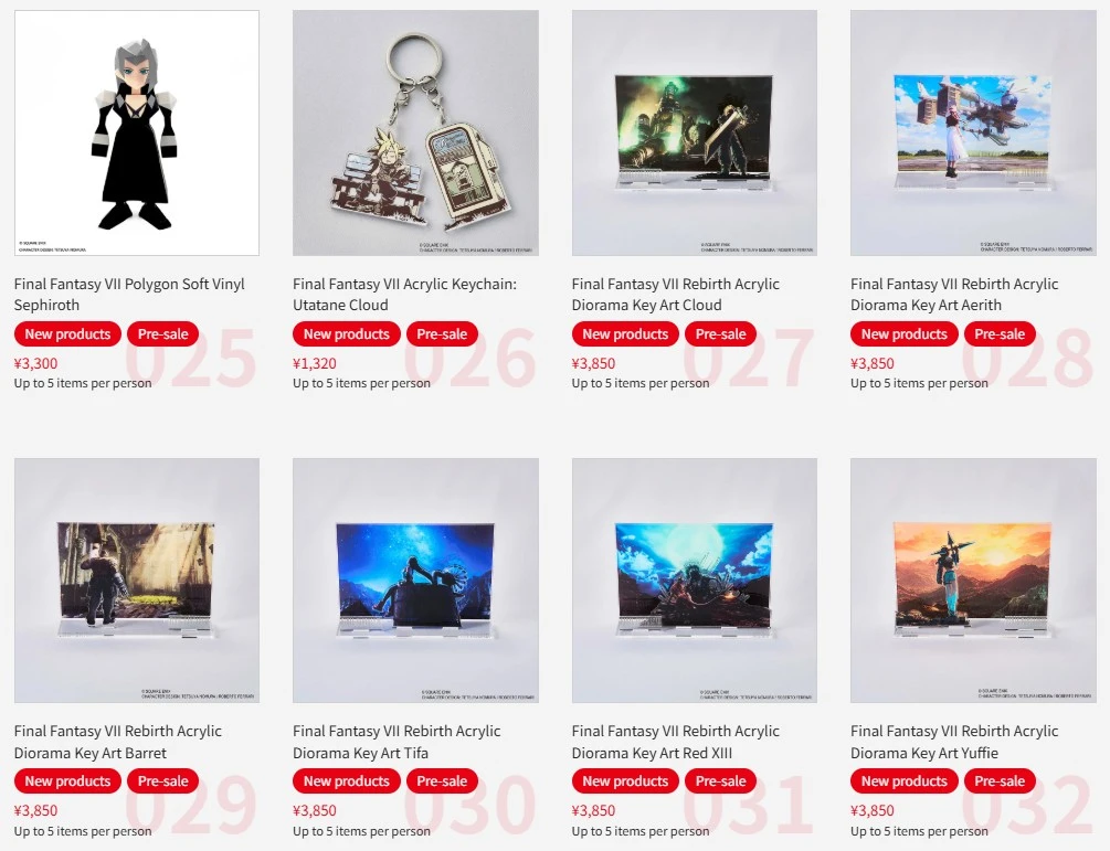 SQUARE ENIX เผยรายชื่อสินค้าที่วางจำหน่ายในงาน Tokyo Game Show 2025 5 SQUARE ENIX