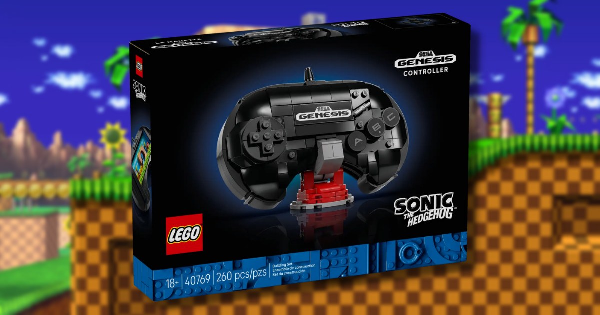 LEGO เปิดตัวภาพคอนโทรลเลอร์ SEGA Genesis อย่างเป็นทางการ 1 LEGO เปิดตัวภาพคอนโทรลเลอร์ SEGA Genesis อย่างเป็นทางการ