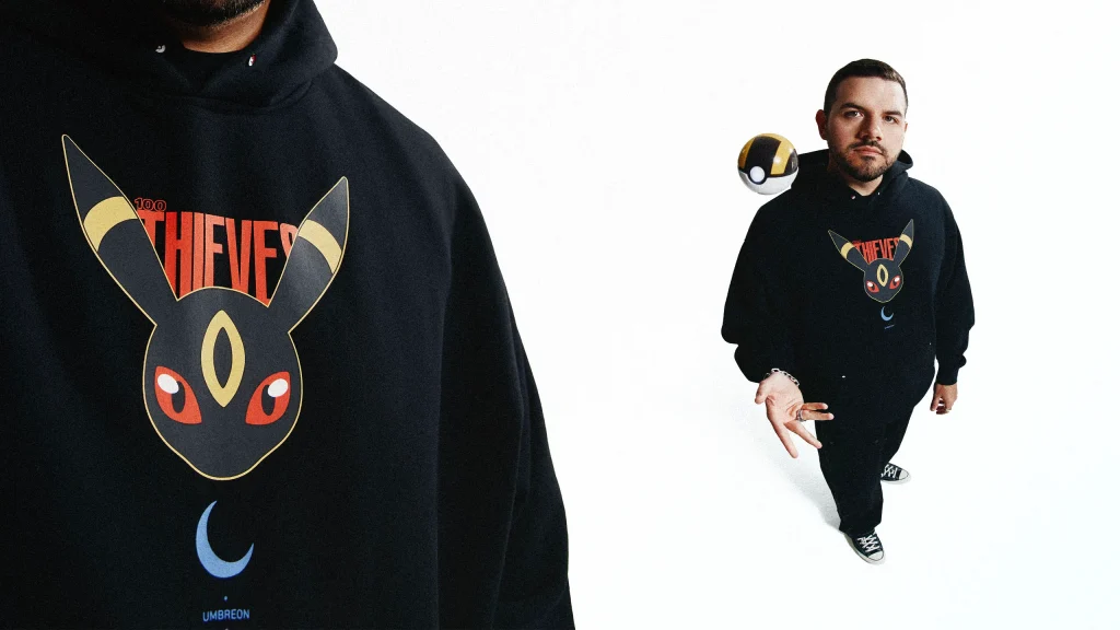 100 Thieves เตรียมเปิดตัวคอลเลคชั่นเสื้อผ้าใหม่จาก Pokemon 2 Pokemon