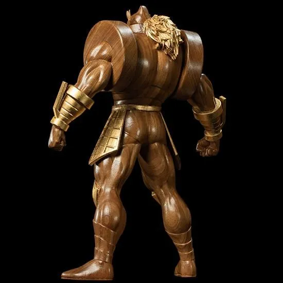 งานประณีตสุดงามกับรูปปั้นไม้แกะสลัก Akuman Shogun จาก Kinnikuman 3 Kinnikuman