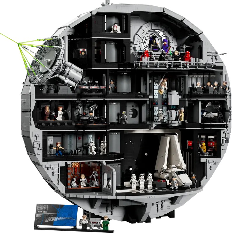 LEGO Death Star ฐานทัพจักรวรรดิในรูปแบบตัวต่อที่ยิ่งใหญ่ที่สุด!