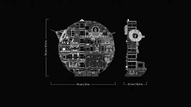 LEGO Death Star ฐานทัพจักรวรรดิในรูปแบบตัวต่อที่ยิ่งใหญ่ที่สุด!