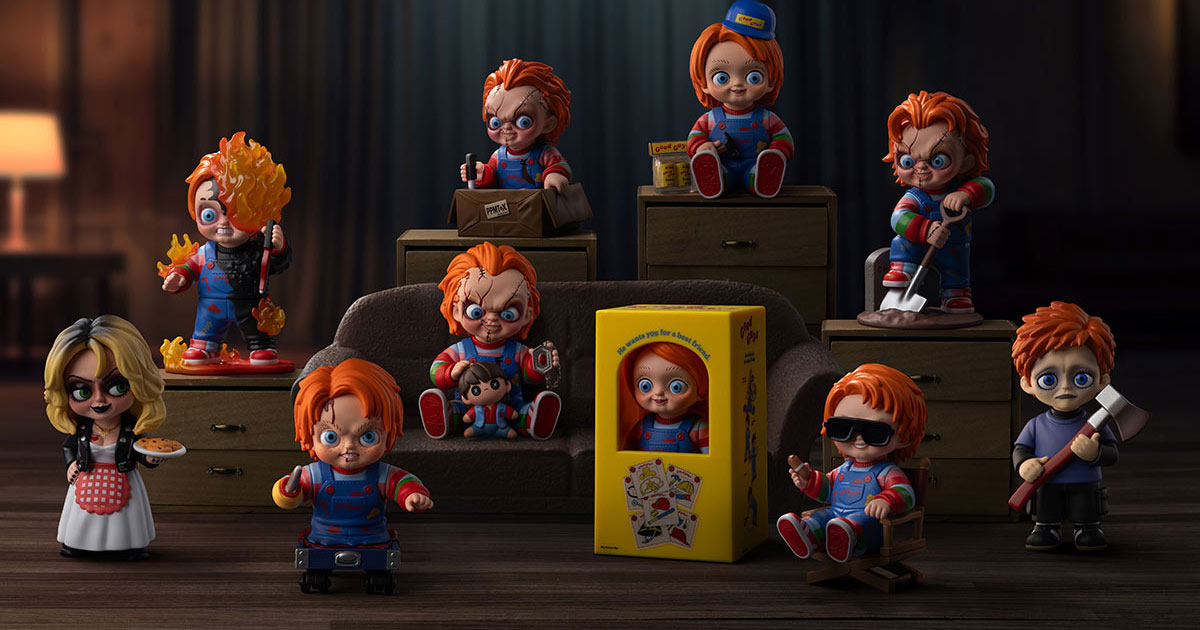 สยองขวัญต้อนรับฮาโลวีนกล่องสุ่ม POP MART Chucky