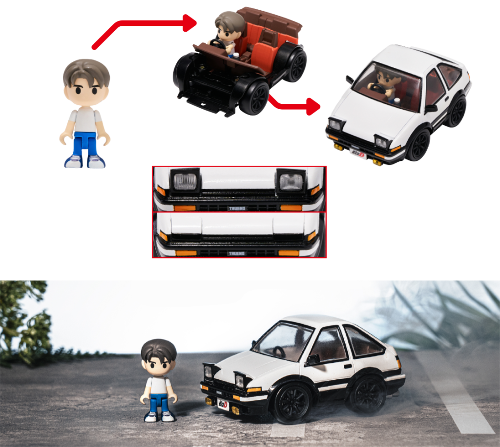 เปิดจองรถซิ่งสุดน่ารักจาก INITIAL D ภายใต้ซีรีส์ Q VILLAGE 6 INITIAL D