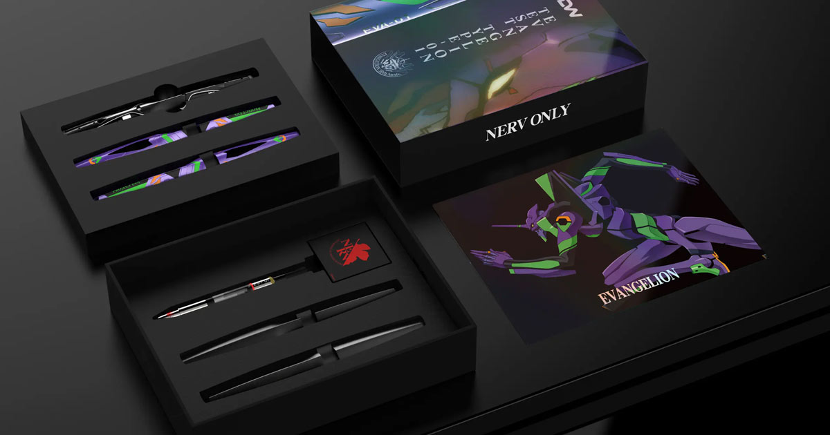 เท่จัด! ชุดเซ็ตปากกาจาก Evangelion 30th Anniversary Gravity.Mobius รุ่นลิมิเต็ดอิดิชั่น 1 เท่จัด! ชุดเซ็ตปากกาจาก Evangelion 30th Anniversary Gravity.Mobius รุ่นลิมิเต็ดอิดิชั่น