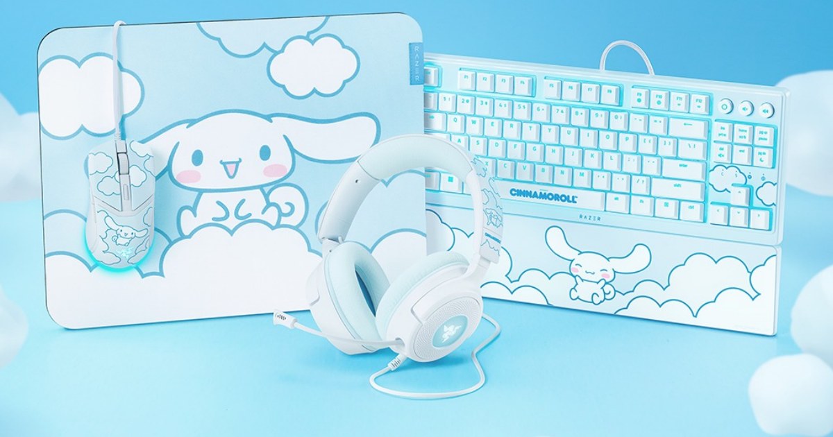 เกินต้าน! ชุดอุปกรณ์คอมพิวเตอร์ธีม Cinnamoroll จาก Razer
