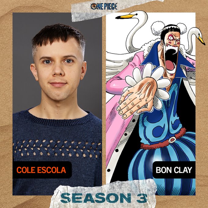 Netflix เปิดตัว Cole Escola รับบท "มิสเตอร์ 2" ใน One Piece ซีซัน 3!