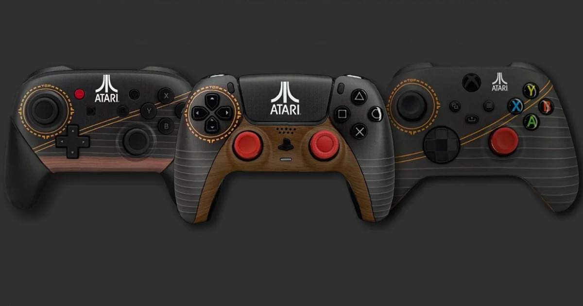 Atari ส่งลวดลายความร่วมสมัยบน 3 คอนโทรเลอร์ในยุคใหม่ 1 Atari ส่งลวดลายความร่วมสมัยบน 3 คอนโทรเลอร์ในยุคใหม่