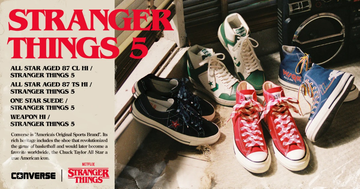 Converse เปิดตัวคอลเลคชั่นใหม่จาก Stranger Things อย่างเป็นทางการแล้ว