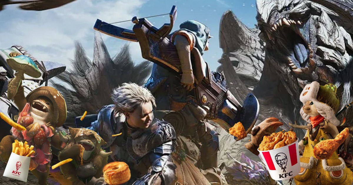 KFC ญี่ปุ่นส่งความอร่อยพร้อมของที่ระลึกในธีม Monster Hunter Wilds