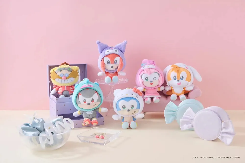 ความเร็วปะทะความมุ้งมิ้ง! Sonic จับมือ Sanrio ปล่อยคอลเลกชันสุดน่ารัก
