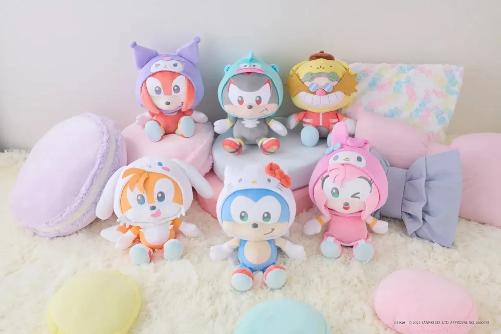 ความเร็วปะทะความมุ้งมิ้ง! Sonic จับมือ Sanrio ปล่อยคอลเลกชันสุดน่ารัก