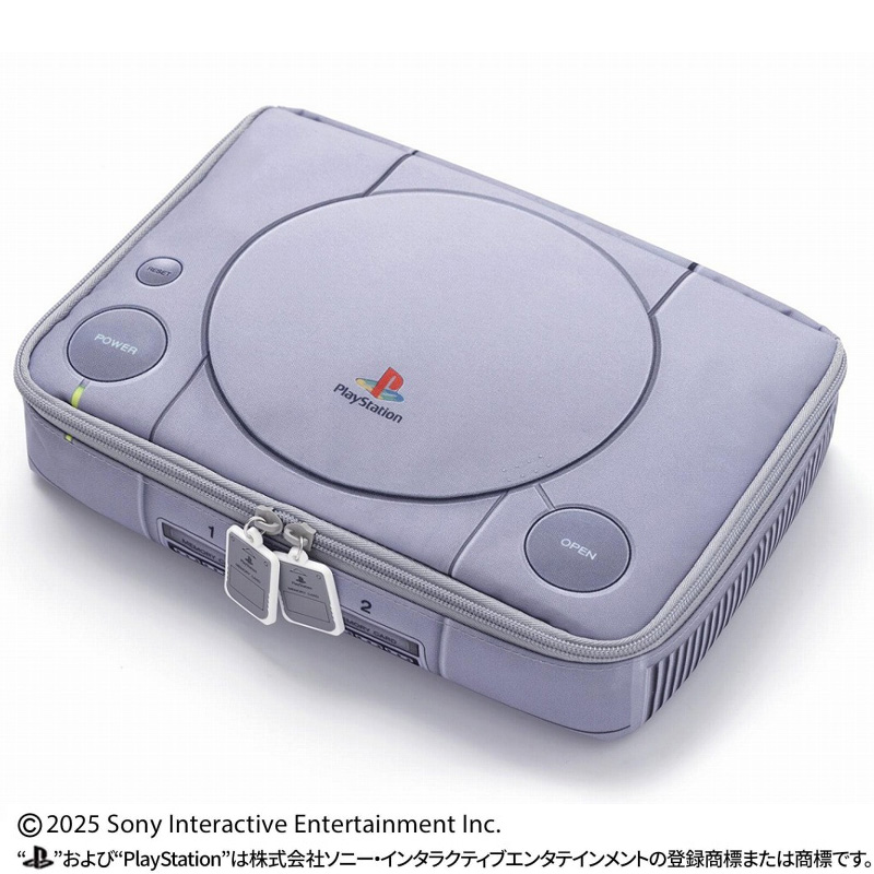 คลาสสิคน่าใช้กับกระเป๋าใส่ของที่จำลองมาจากเครื่อง PlayStation 2 PlayStation