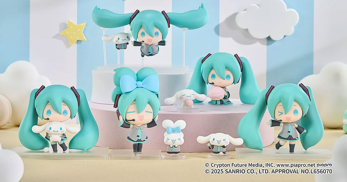 Good Smile เสิร์ฟความน่ารักแบบ x2 ในคอลเลคชั่น Hatsune Miku x Cinnamoroll