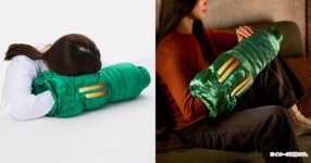 งีบหลับบนโต๊ะได้เต็มตื่นด้วยหมอนอิง Metroid Arm Cannon