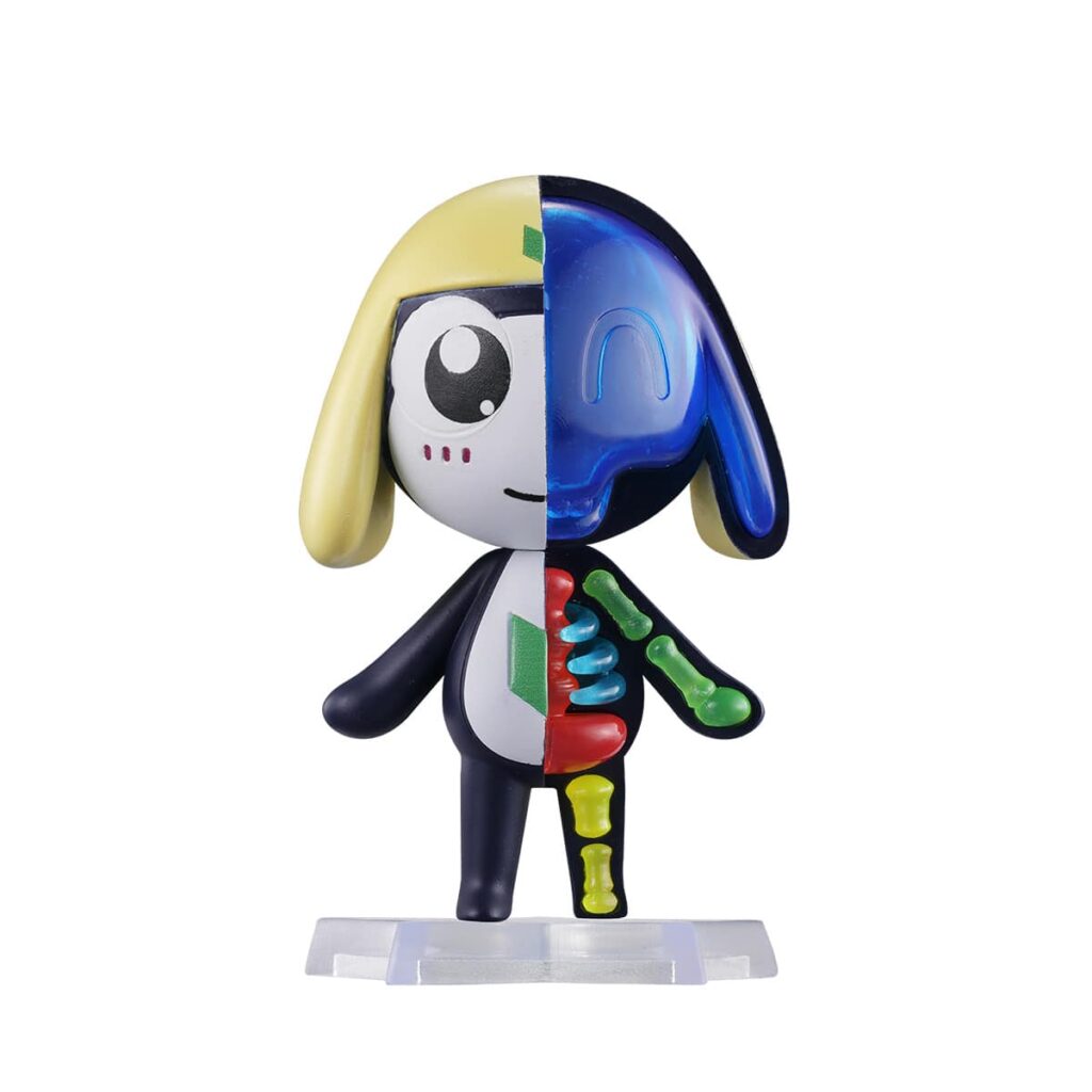 กาชาปองตัวละครจาก Keroro Gunso ในรูปแบบโครงกระดูก 4 Keroro Gunso