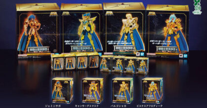 กาชาปองชุดครอธประจำราศี Saint Seiya จากทาง BANDAI