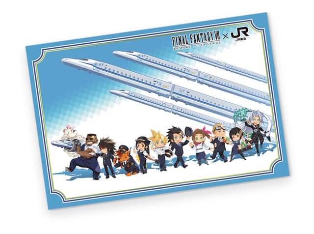 ทีฟา–แอริส–คลาวด์ จาก Final Fantasy VII แปลงร่างเป็นพนักงานรถไฟ!