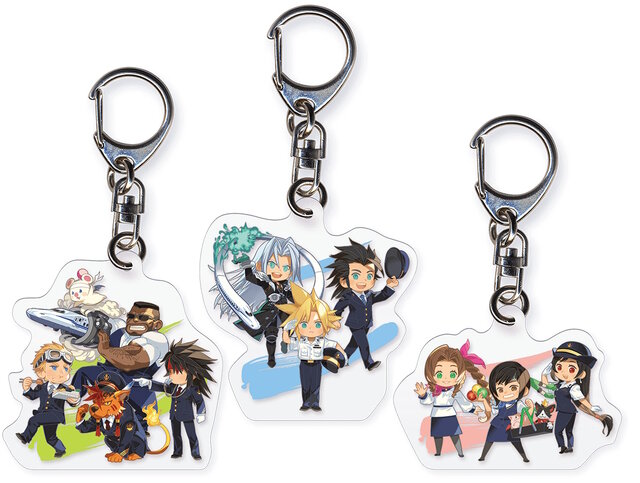 ทีฟา–แอริส–คลาวด์ จาก Final Fantasy VII แปลงร่างเป็นพนักงานรถไฟ!