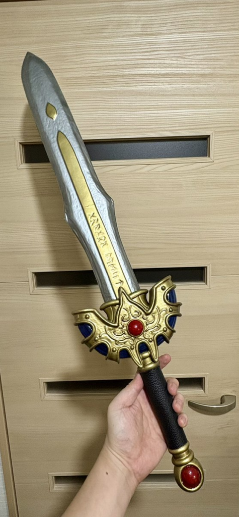 คุณอาของเด็กป.2 ทำดาบ Dragon Quest เนียนจนเหมือนของจริง