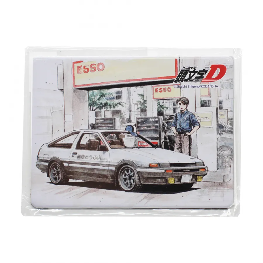 แผ่นแม่เหล็กติดตู้เย็นลายปกมังงะ "Initial D"