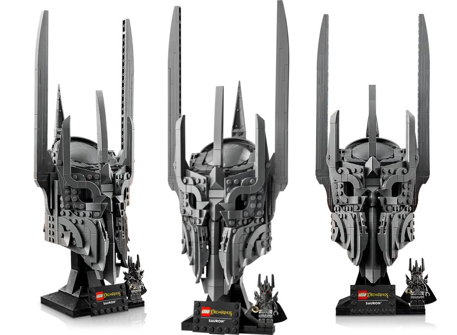 LEGO เปิดตัวหมวกเหล็กดาร์คลอร์ดเซารอนให้แฟน Lord of the Rings ใจสั่น