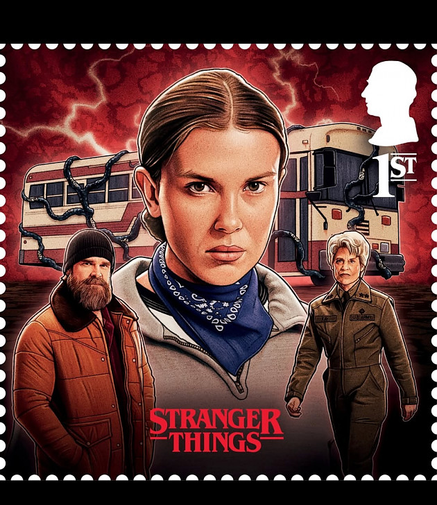 Royal Mail อังกฤษเปิดตัวแสตมป์ Stranger Things ชุดพิเศษ