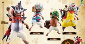 รวมพลแมวคู่ใจฮันเตอร์ กาชาปอง Palico collection จาก Monster Hunter
