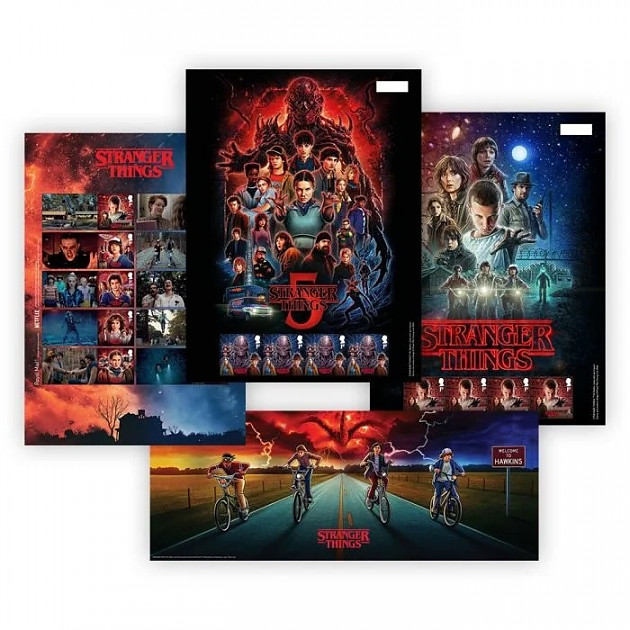 Royal Mail อังกฤษเปิดตัวแสตมป์ Stranger Things ชุดพิเศษ